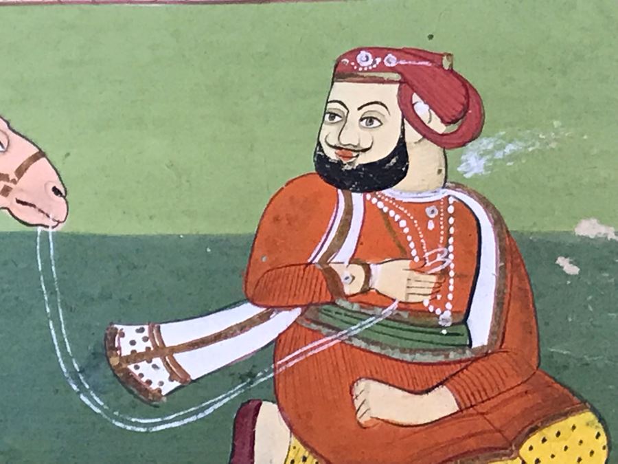 Original Antique Painting From India 5 X 7 [Photo 10]