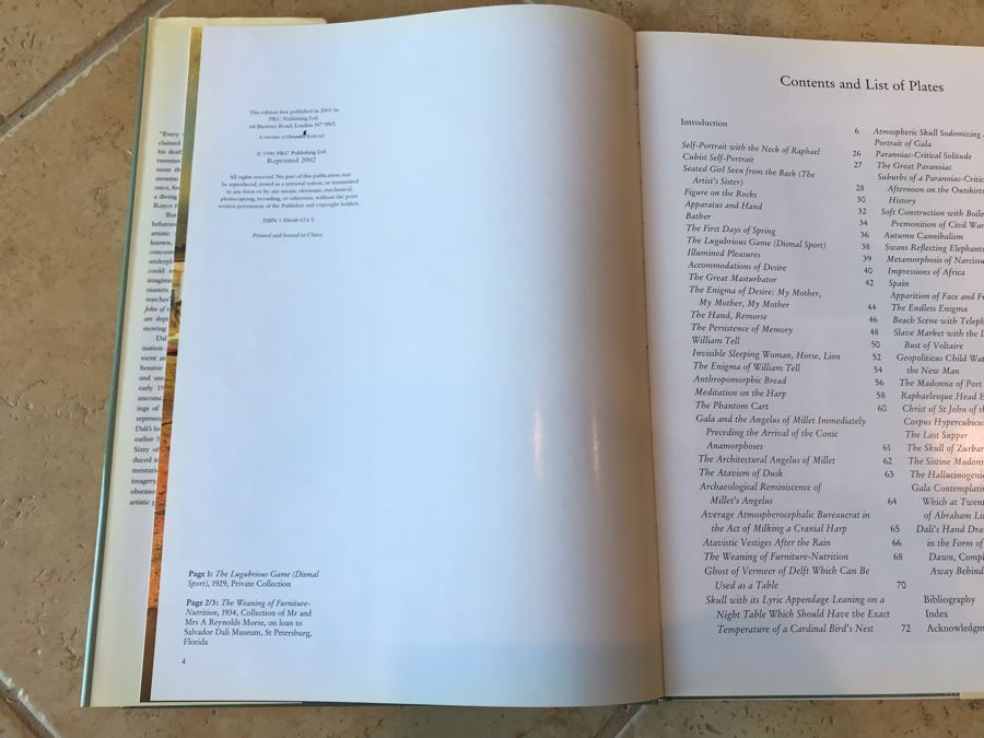 Dali By Paul Moorhouse Coffee Table Artist Book [Photo 4]