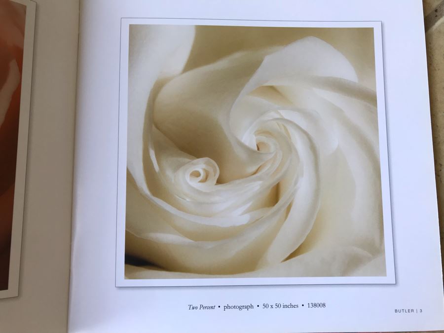 SIGNED Pair Of Photography Books: Flowers By Reute Butler [Photo 10]