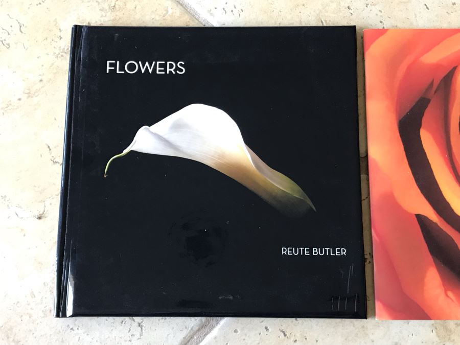 SIGNED Pair Of Photography Books: Flowers By Reute Butler [Photo 2]