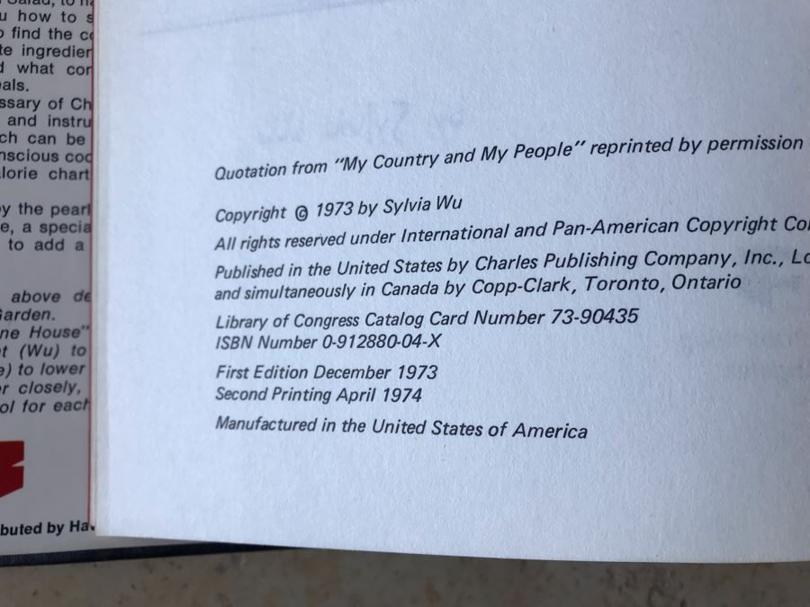 SIGNED Book: Madame Wu's Art Of Chinese Cooking [Photo 5]