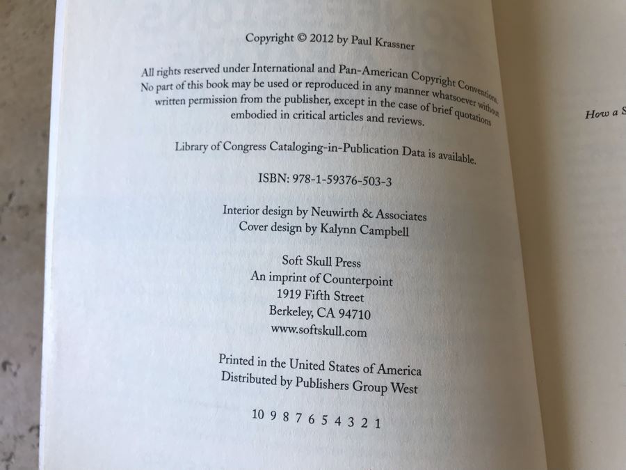 SIGNED Book: Confessions Of A Raving, Unconfined Nut: Misadventures In The Counterculture By Paul Krassner [Photo 4]