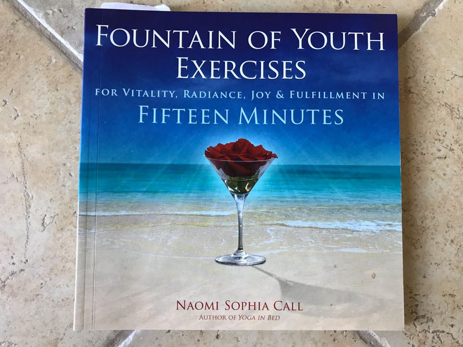 SIGNED Book: Fountain Of Youth Exercises For Vitality, Radiance, Joy & Fulfillment In Fifteen Minutes By Naomia Sophia Call (Client Is Featured In Book As Well As Chair In This Sale)