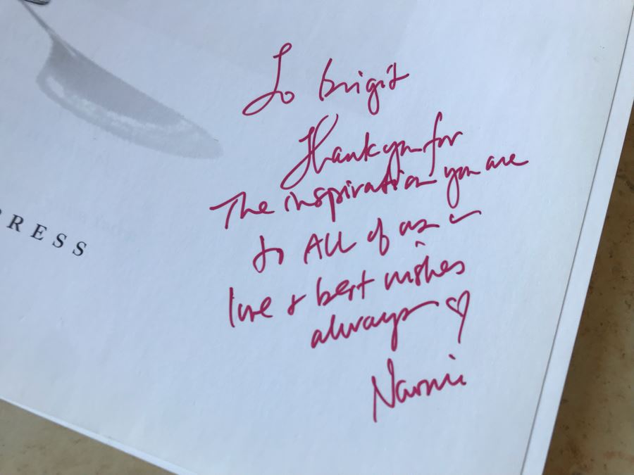 SIGNED Book: Fountain Of Youth Exercises For Vitality, Radiance, Joy & Fulfillment In Fifteen Minutes By Naomia Sophia Call (Client Is Featured In Book As Well As Chair In This Sale) [Photo 3]