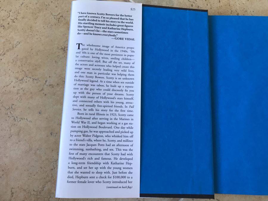 SIGNED Book: Full Service: My Adventures In Hollywood And The Secret Sex Lives Of The Stars By Scotty Bowers [Photo 2]