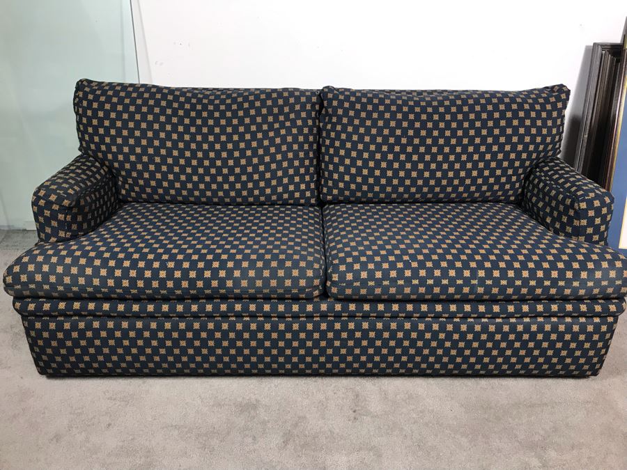 JUST ADDED - Feather Down Sleeper Sofa 72W X 36D X 30H With Ottoman By D.C. Douglas [Photo 6]