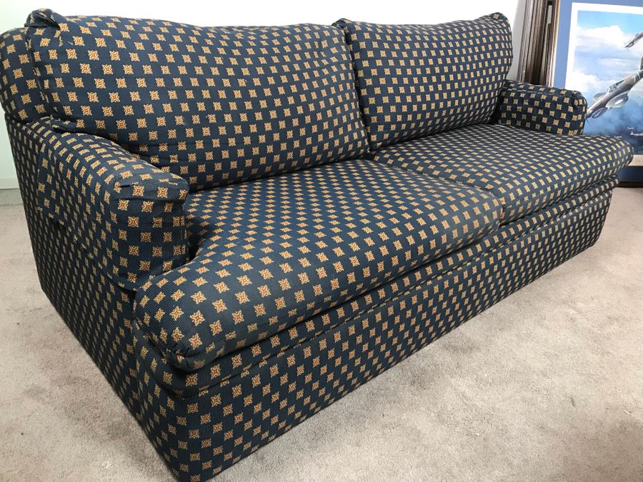 JUST ADDED - Feather Down Sleeper Sofa 72W X 36D X 30H With Ottoman By D.C. Douglas [Photo 15]