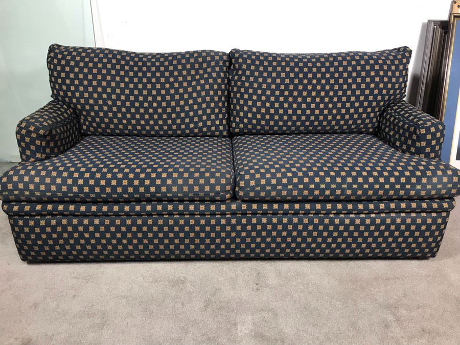 JUST ADDED - Feather Down Sleeper Sofa 72W X 36D X 30H With Ottoman By D.C. Douglas [Photo 7]