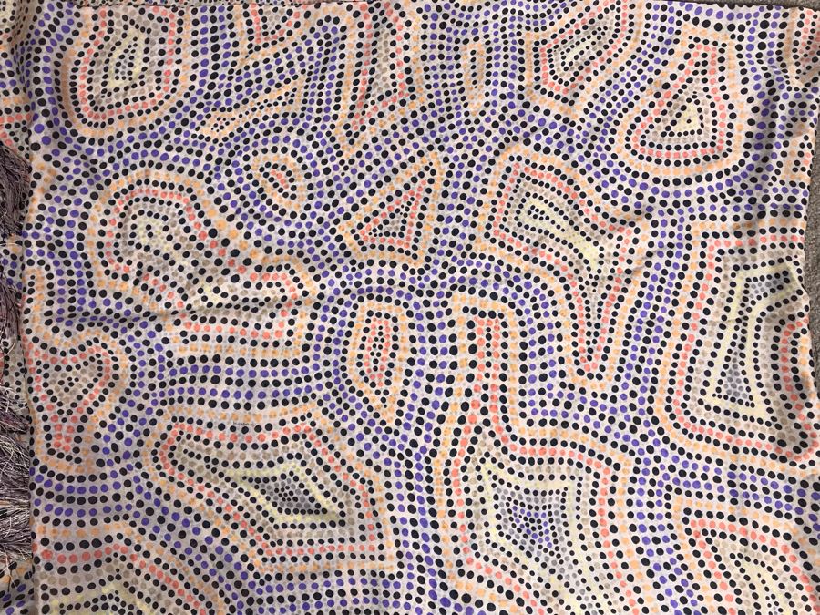 Missoni Foulard Italian 100% Silk Scarf 6' X 2' [Photo 6]