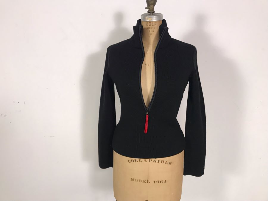 PRADA Knit Jacket Made In Italy Size 38 [Photo 7]