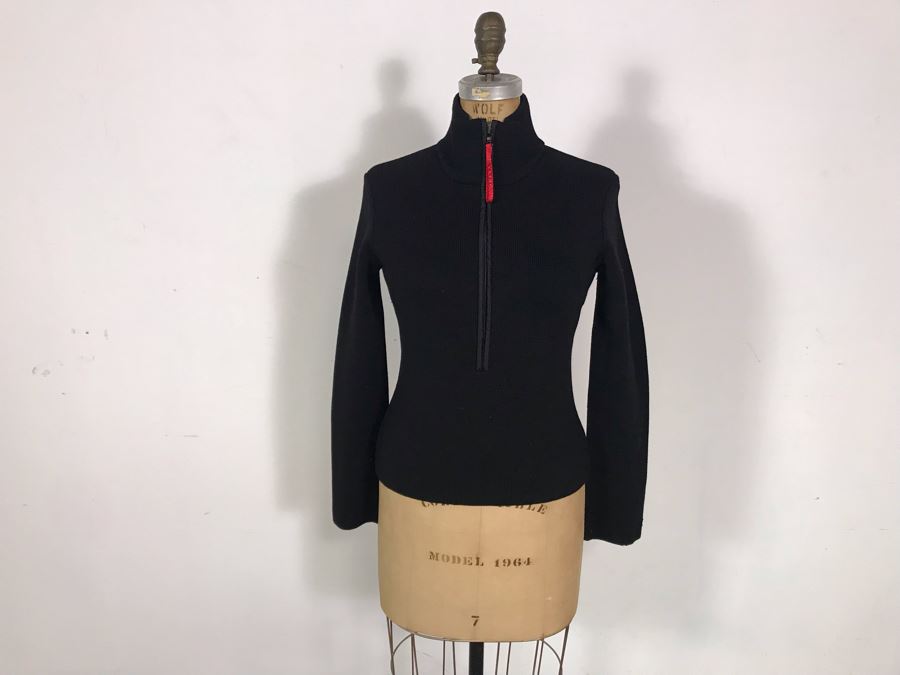 PRADA Knit Jacket Made In Italy Size 38 [Photo 3]
