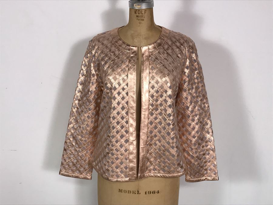 Neiman Marcus The Leather Collection Jacket Size M [Photo 3]