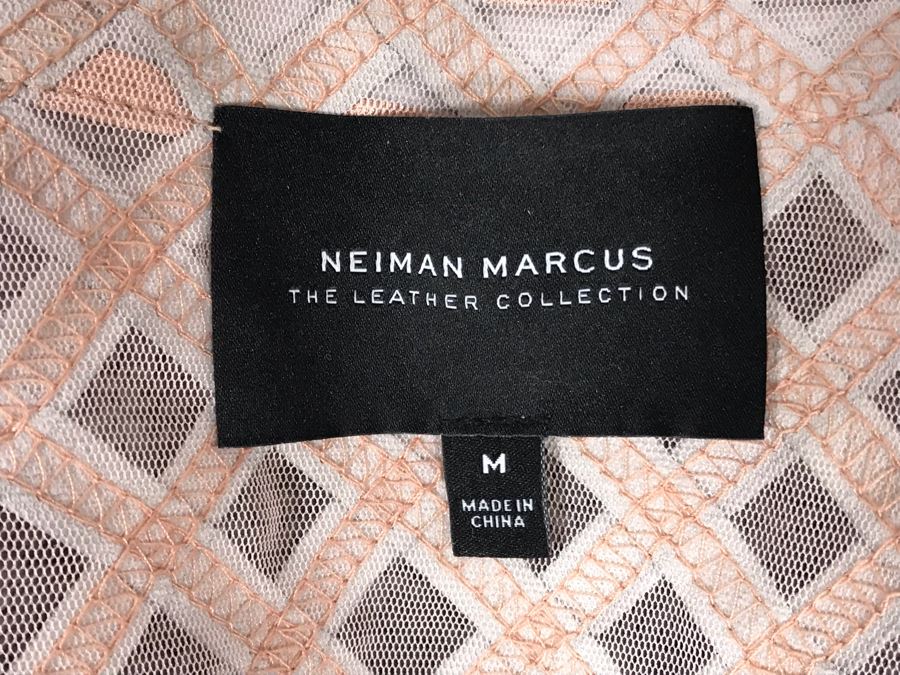 Neiman Marcus The Leather Collection Jacket Size M [Photo 8]