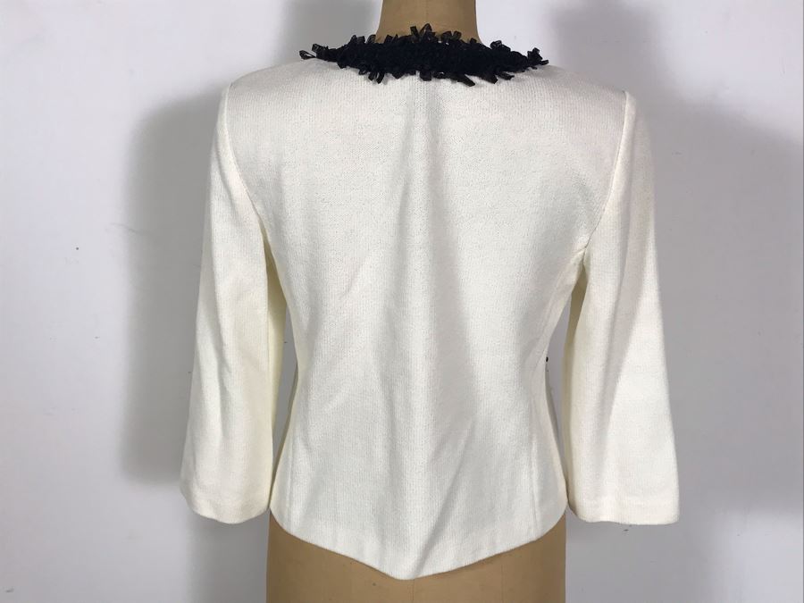 St. John Collection Knit Jacket Size 4 [Photo 4]