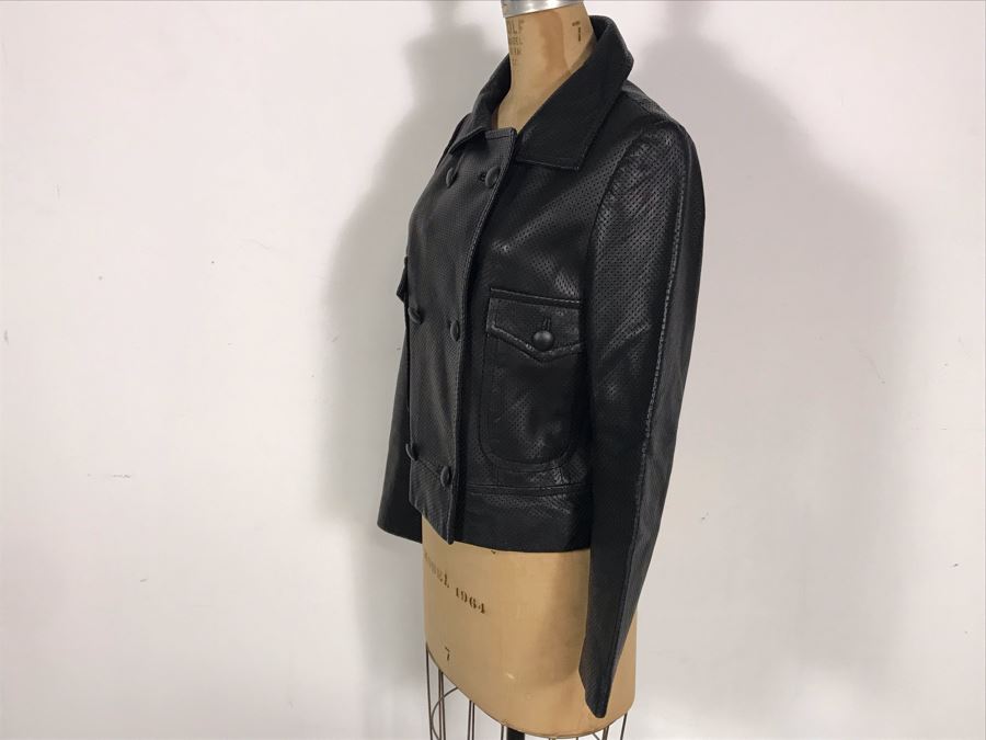 Geren Ford Leather Jacket With Silk Lining Size M [Photo 7]