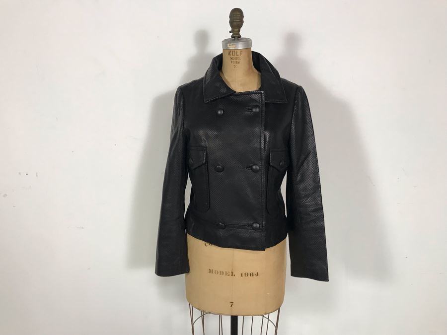 Geren Ford Leather Jacket With Silk Lining Size M [Photo 2]