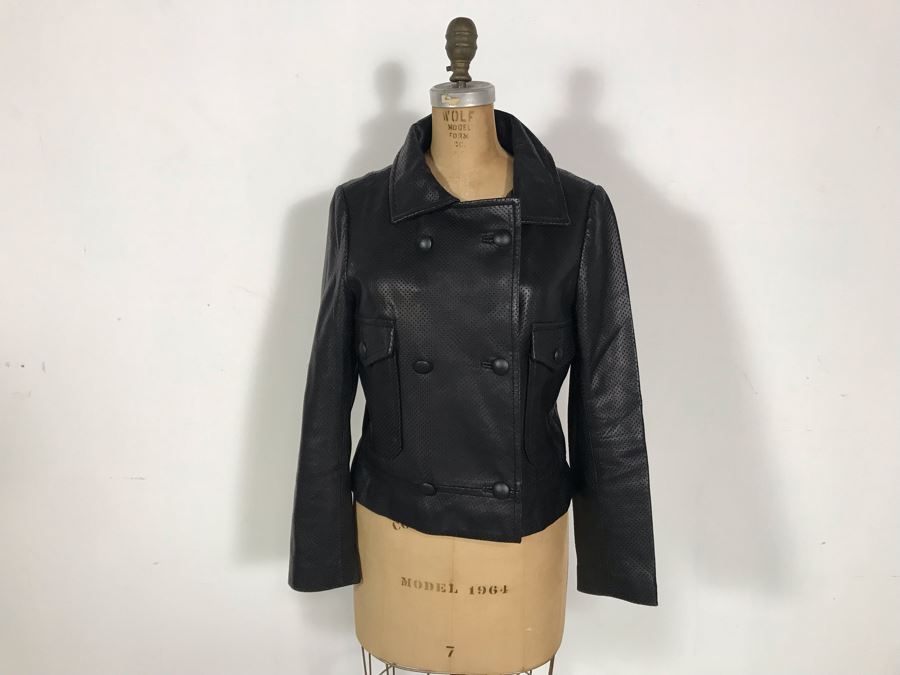 Geren Ford Leather Jacket With Silk Lining Size M [Photo 3]