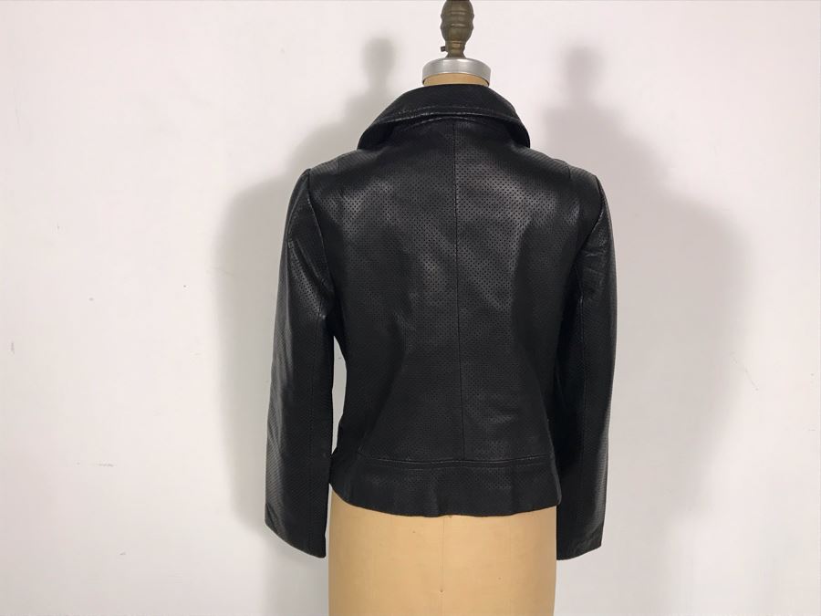 Geren Ford Leather Jacket With Silk Lining Size M [Photo 6]