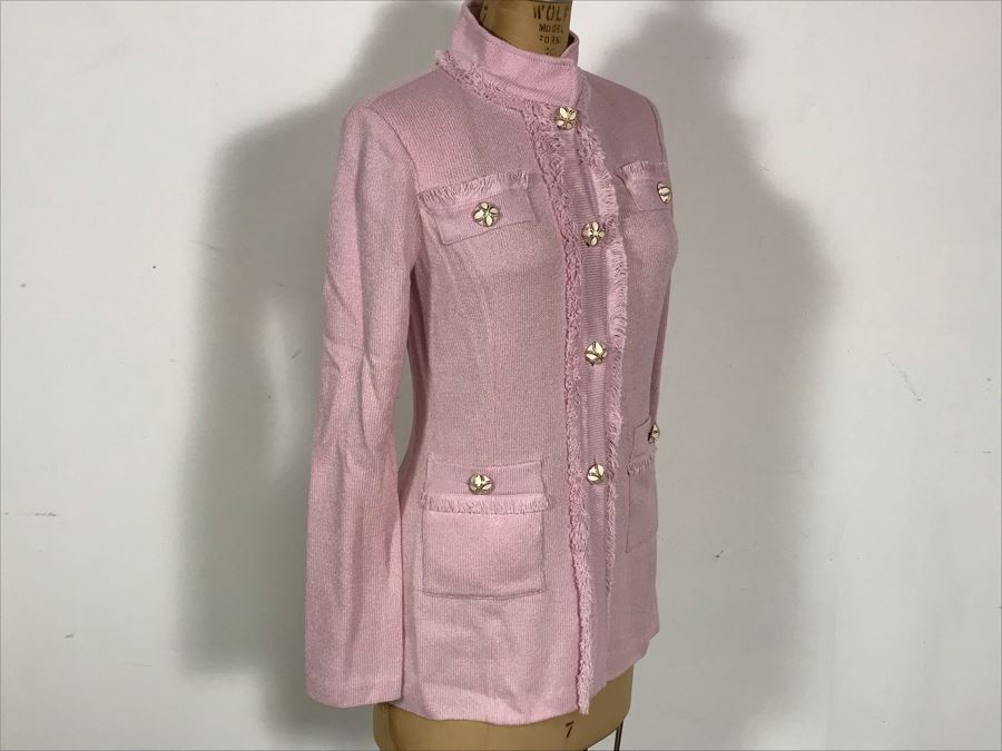 St. John Collection Knit Jacket Size 2 [Photo 4]
