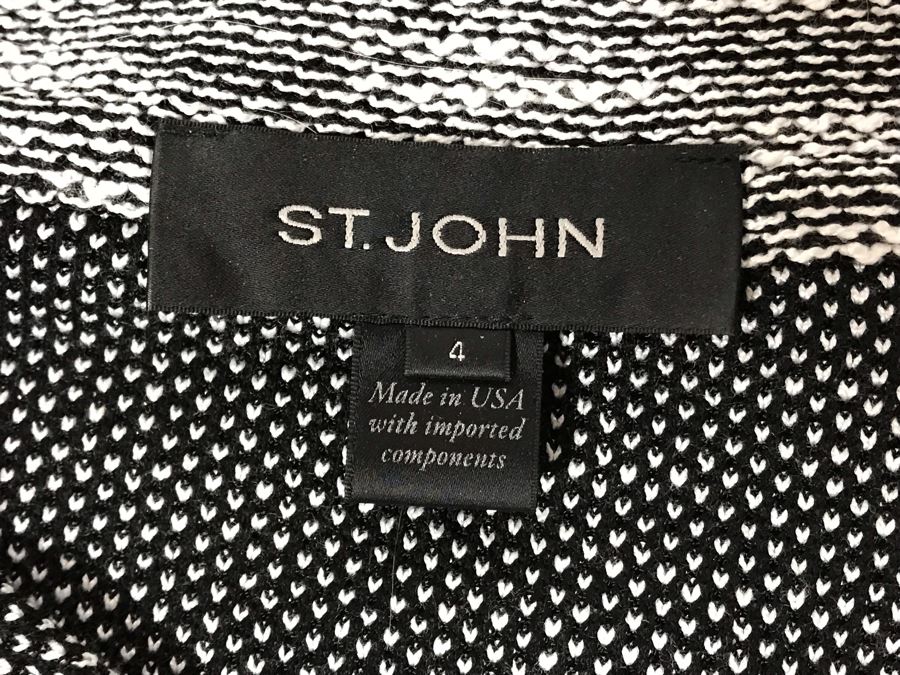 St. John Knit Jacket Size 4