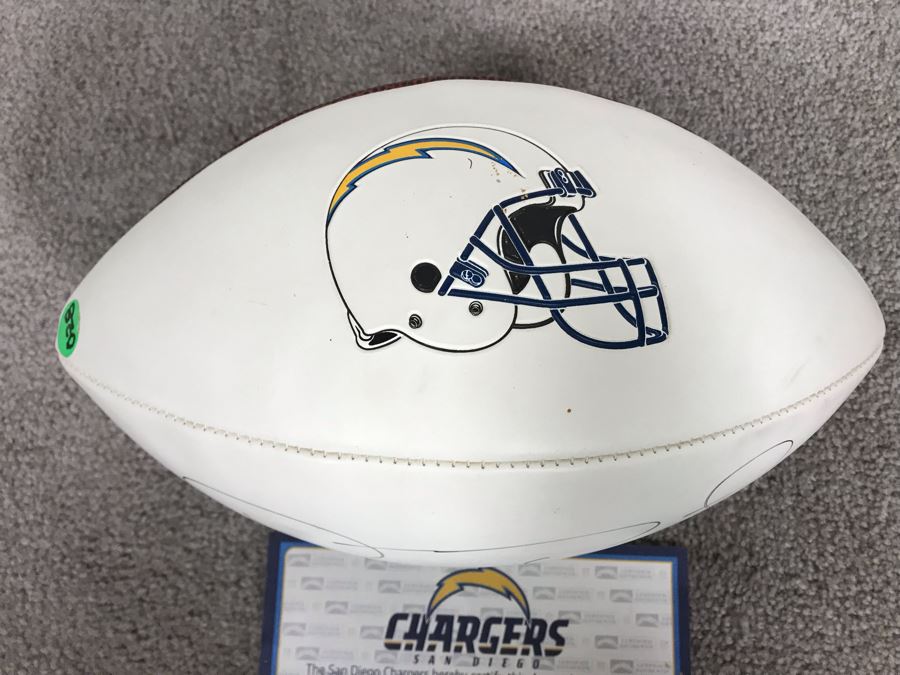Ryan Mathews Hand Signed San Diego Chargers Football With Certificate Of Authenticity 12L [Photo 8]