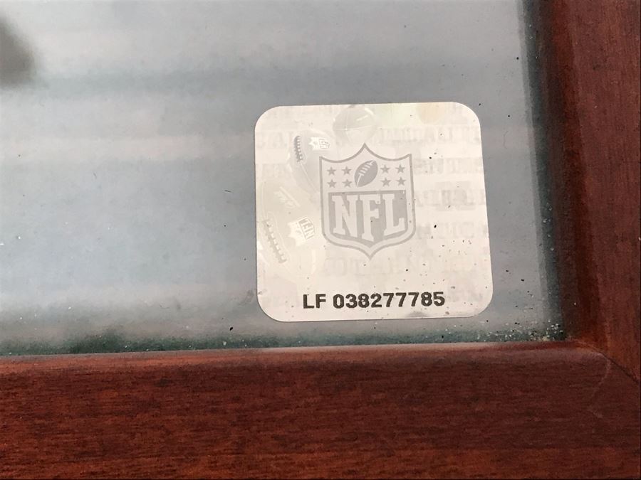 Hand Signed Official NFL Framed Photograph Of Hall Of Famer Larry Little 8 X 10 [Photo 7]