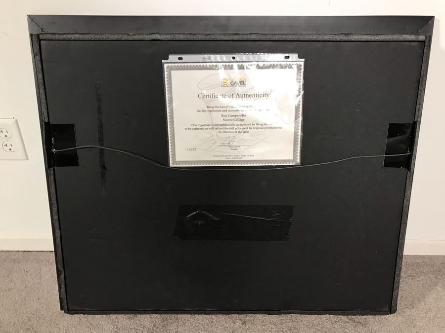 Rare Roy Campanella Hand Signed Baseball Flat Skin With Certificate Of Authenticity 35 X 29 [Photo 16]