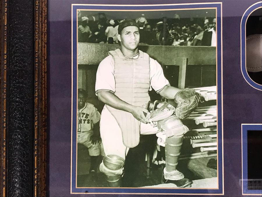 Rare Roy Campanella Hand Signed Baseball Flat Skin With Certificate Of Authenticity 35 X 29 [Photo 11]