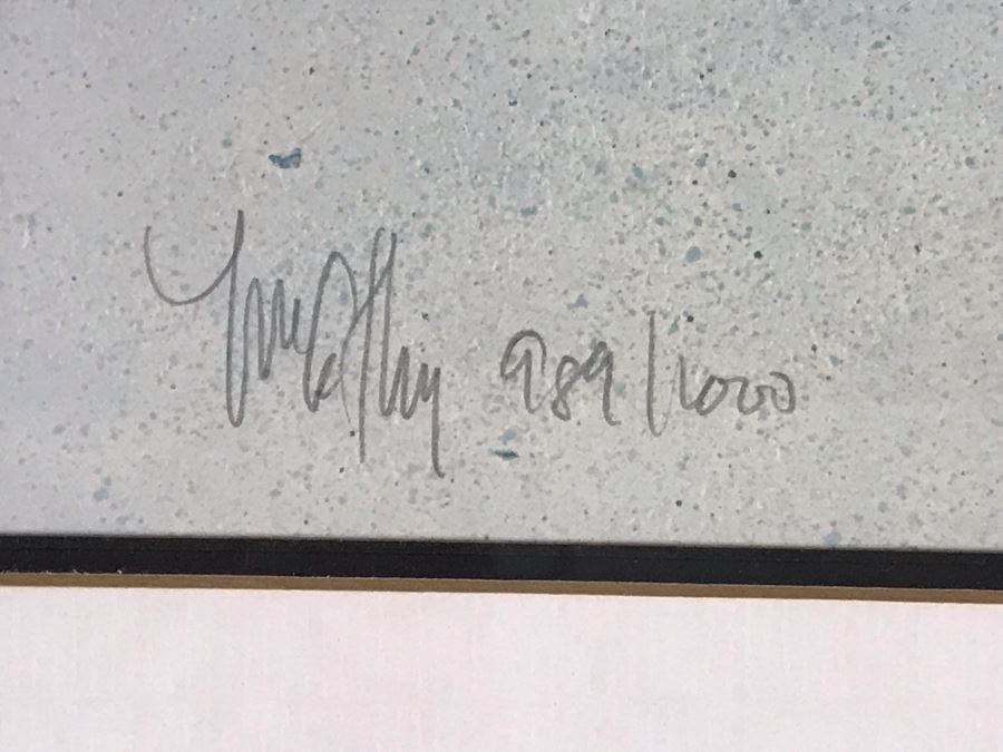 Frank C. McCarthy Signed Limited Edition Lithograph Titled 'Apache Scout' 29 X 16 [Photo 7]