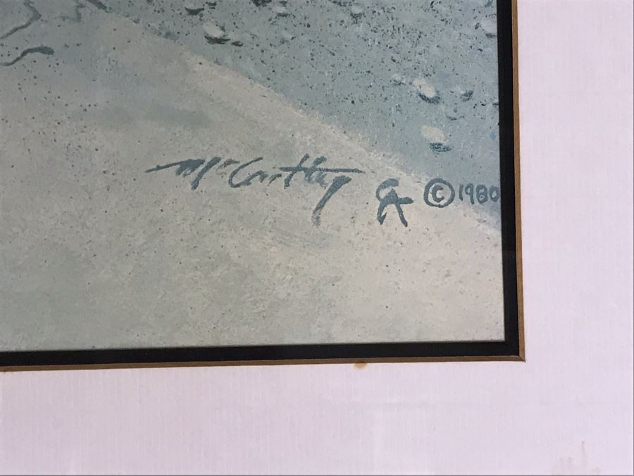 Frank C. McCarthy Signed Limited Edition Lithograph Titled 'Apache Scout' 29 X 16 [Photo 6]