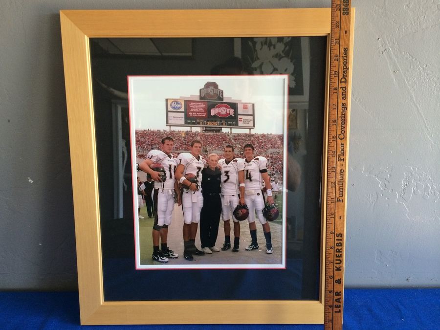 San Diego State Aztecs Football Framed Photo of Former Quarterbacks and Coach [Photo 6]