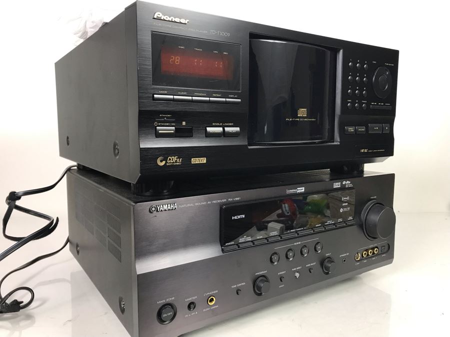 YAMAHA Natural Sound AV Receiver RX-V661 And Pioneer PD-F1009 File-Type Compact Disc Player [Photo 8]