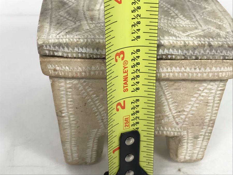 Various Pre-Columbian Artifacts And Carved Stone Box 5W X 4D X 3H [Photo 28]