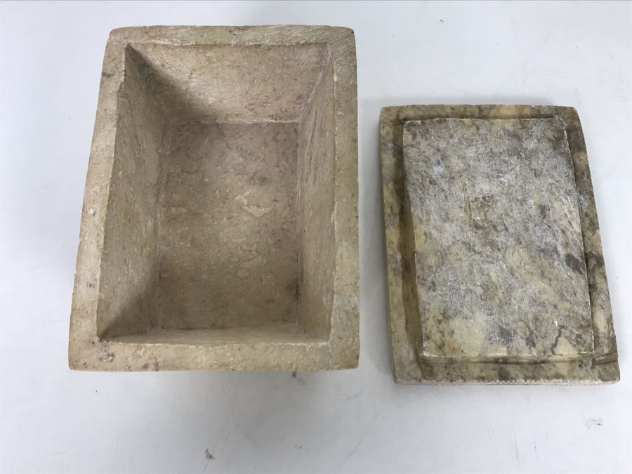 Various Pre-Columbian Artifacts And Carved Stone Box 5W X 4D X 3H [Photo 23]