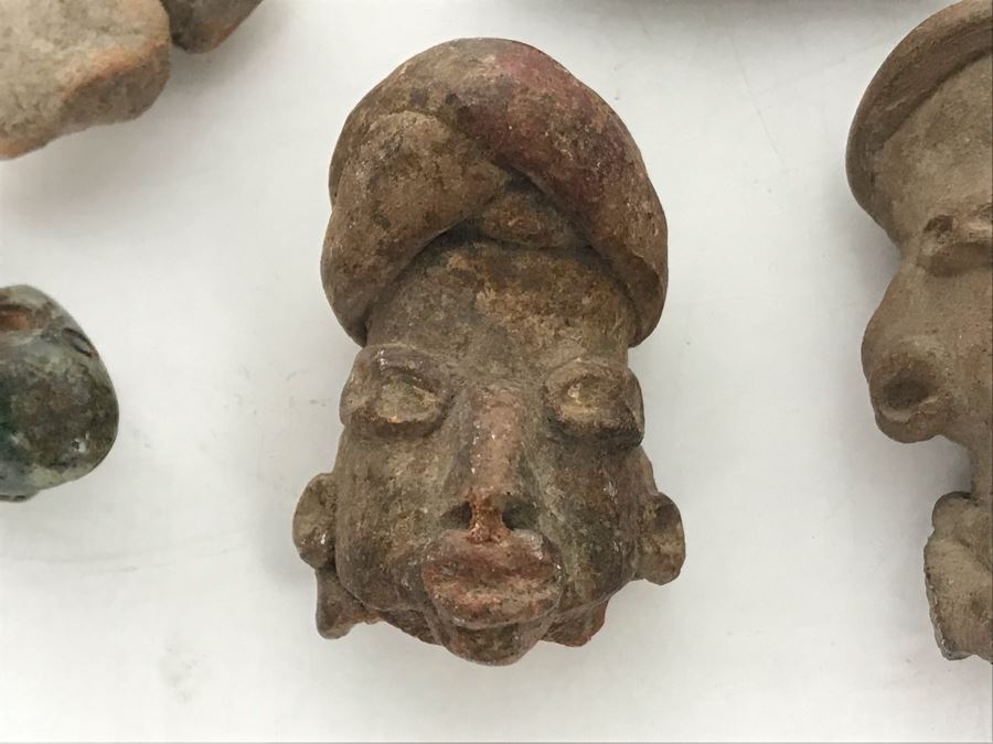 Various Pre-Columbian Artifacts And Carved Stone Box 5W X 4D X 3H [Photo 5]