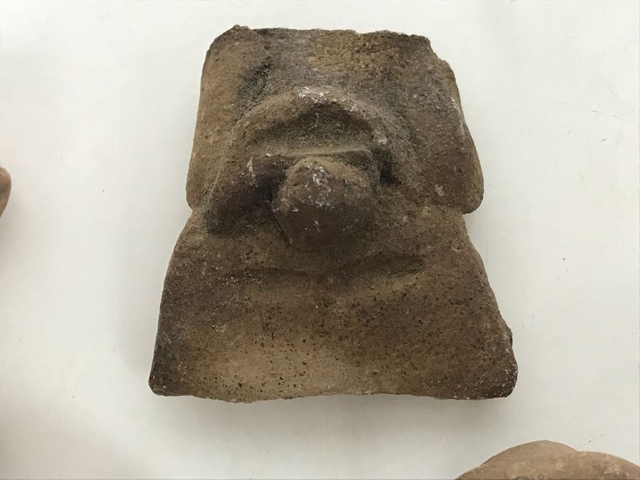 Various Pre-Columbian Artifacts And Carved Stone Box 5W X 4D X 3H [Photo 8]