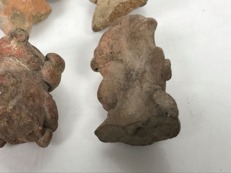 Various Pre-Columbian Artifacts And Carved Stone Box 5W X 4D X 3H [Photo 16]