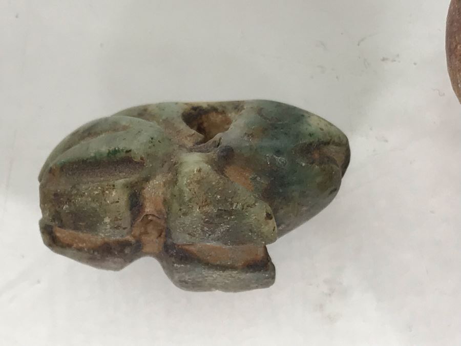 Various Pre-Columbian Artifacts And Carved Stone Box 5W X 4D X 3H [Photo 19]