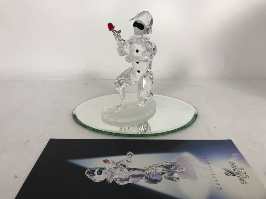 Swarovski Crystal SCS (Swarovski Crystal Society) Harlequin 2001 Annual Edition By Anton Hirzinger With Original Box [Photo 3]