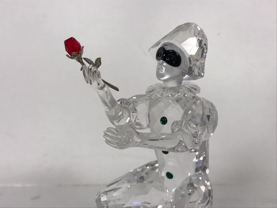 Swarovski Crystal SCS (Swarovski Crystal Society) Harlequin 2001 Annual Edition By Anton Hirzinger With Original Box [Photo 6]