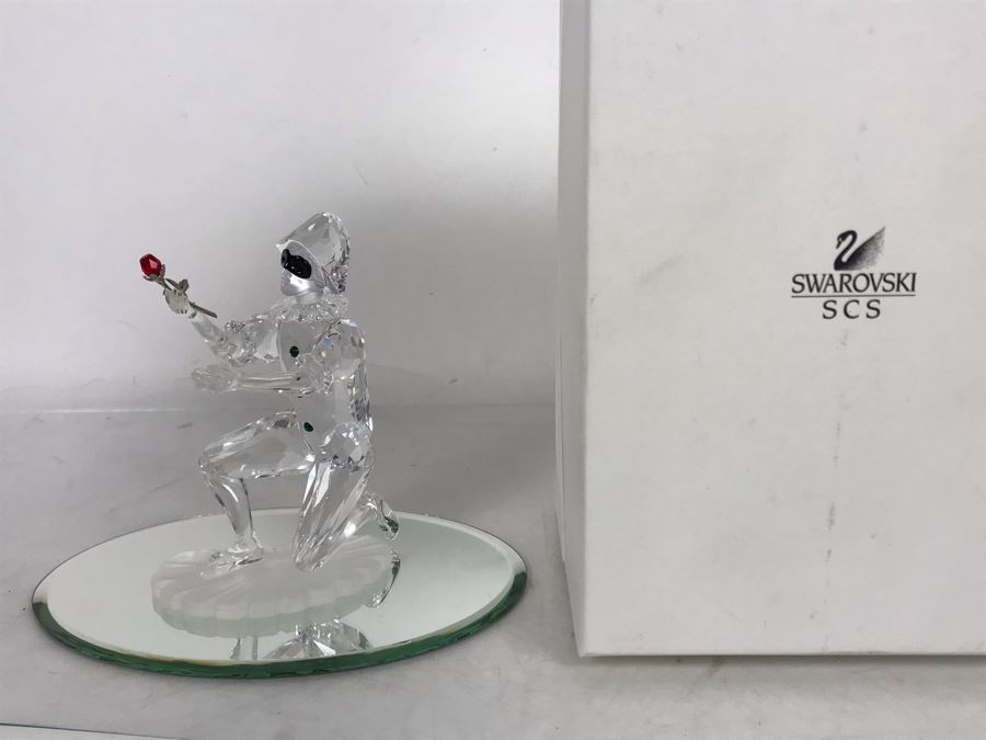 Swarovski Crystal SCS (Swarovski Crystal Society) Harlequin 2001 Annual Edition By Anton Hirzinger With Original Box [Photo 19]