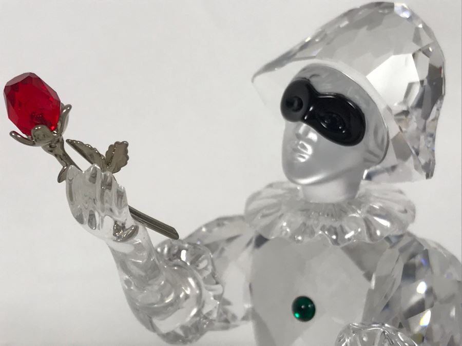 Swarovski Crystal SCS (Swarovski Crystal Society) Harlequin 2001 Annual Edition By Anton Hirzinger With Original Box [Photo 14]