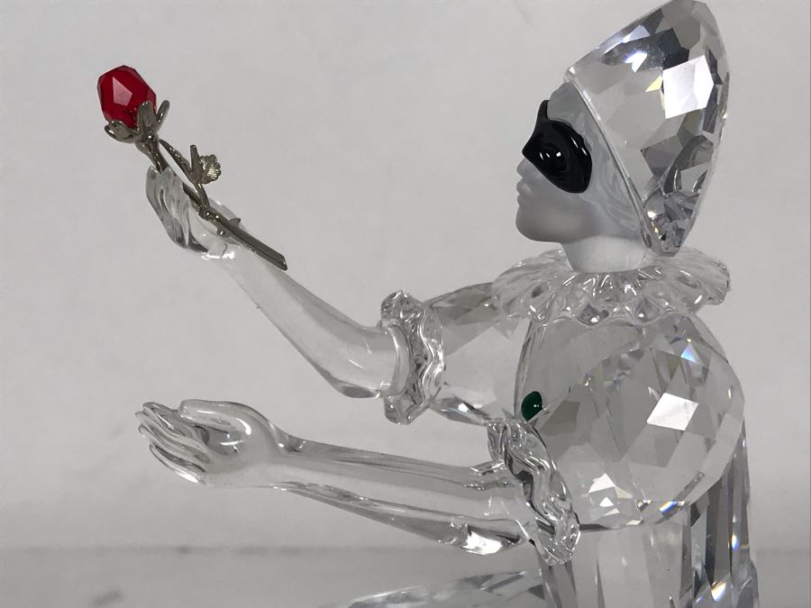 Swarovski Crystal SCS (Swarovski Crystal Society) Harlequin 2001 Annual Edition By Anton Hirzinger With Original Box [Photo 13]