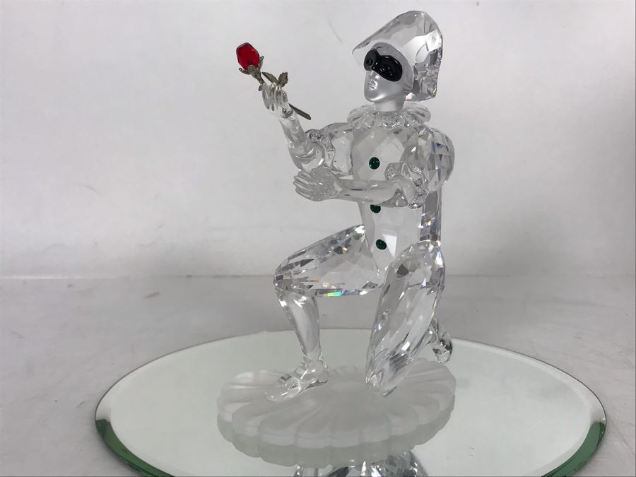Swarovski Crystal SCS (Swarovski Crystal Society) Harlequin 2001 Annual Edition By Anton Hirzinger With Original Box [Photo 5]
