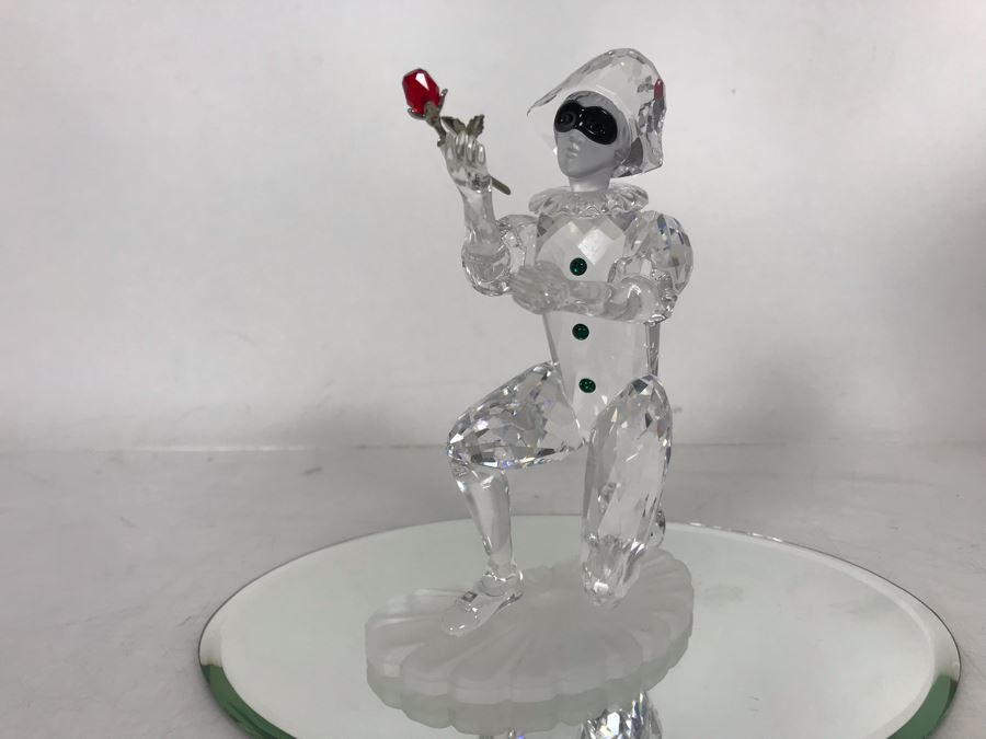 Swarovski Crystal SCS (Swarovski Crystal Society) Harlequin 2001 Annual Edition By Anton Hirzinger With Original Box [Photo 4]