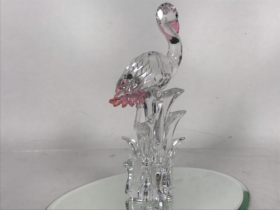 Swarovski Crystal Flamingo Figurine With Original Box [Photo 9]
