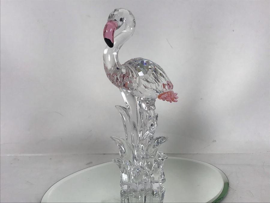 Swarovski Crystal Flamingo Figurine With Original Box [Photo 5]