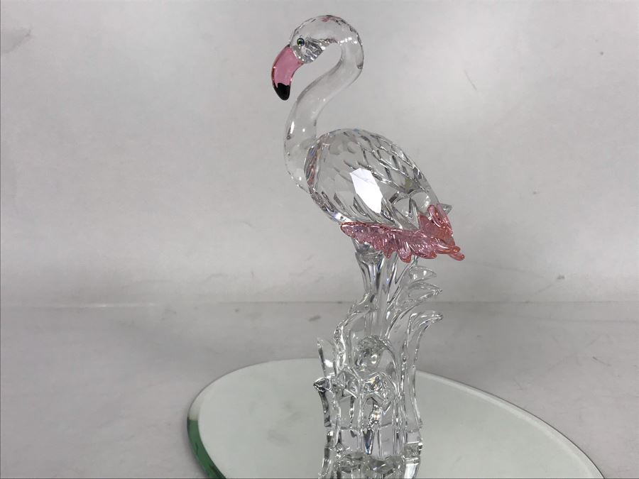 Swarovski Crystal Flamingo Figurine With Original Box [Photo 10]