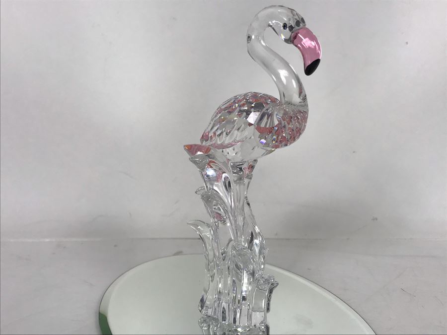 Swarovski Crystal Flamingo Figurine With Original Box [Photo 6]