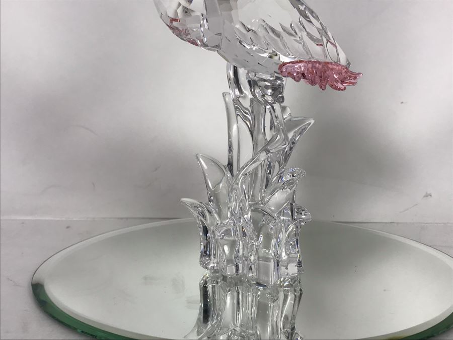 Swarovski Crystal Flamingo Figurine With Original Box [Photo 4]